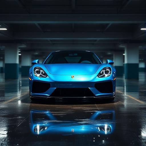 Sports car in underground garage - YesNAS AI File Search result