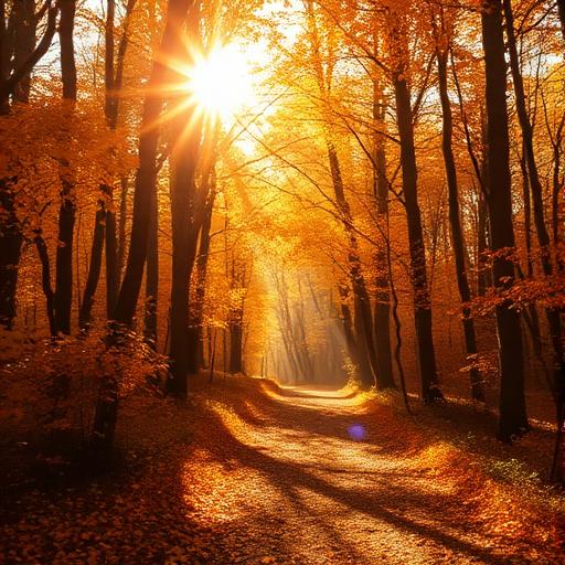 Autumn forest - YesNAS AI Photo Management memory